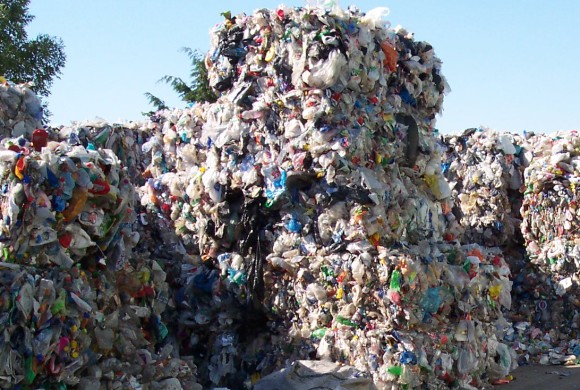 Posortowane odpady plastikowe
