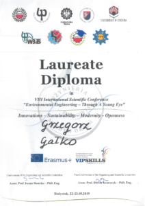 Laureate Diploma Galko G